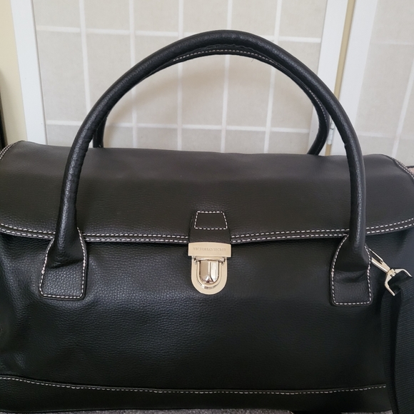 Victoria's Secret Black Leather Bag - Picture 2 of 11